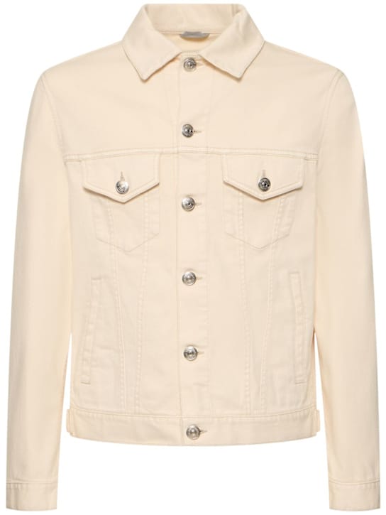 Brunello Cucinelli: 混棉牛仔夹克