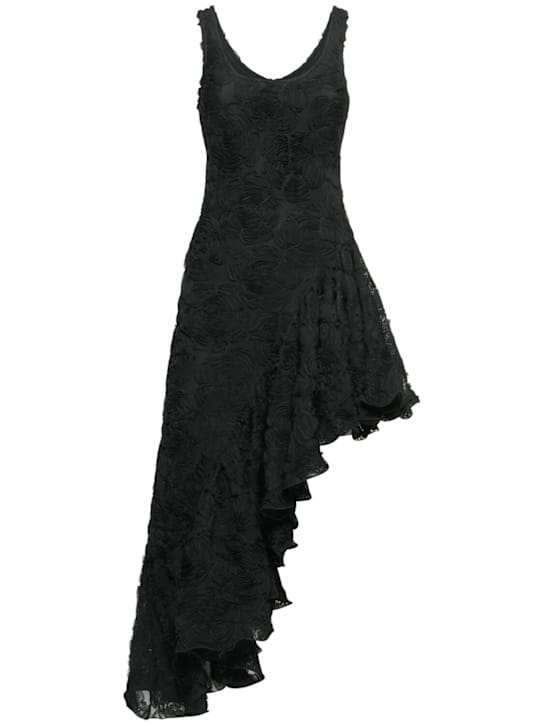 Rotate: Asymmetrisches Kleid mit Rüschen