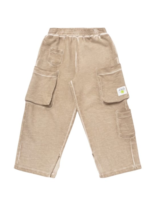 MM6 Maison Margiela: 拉绒棉工装运动鞋