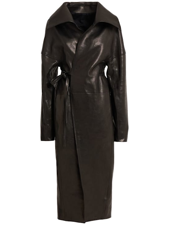 Rick Owens: 带腰带的长外套
