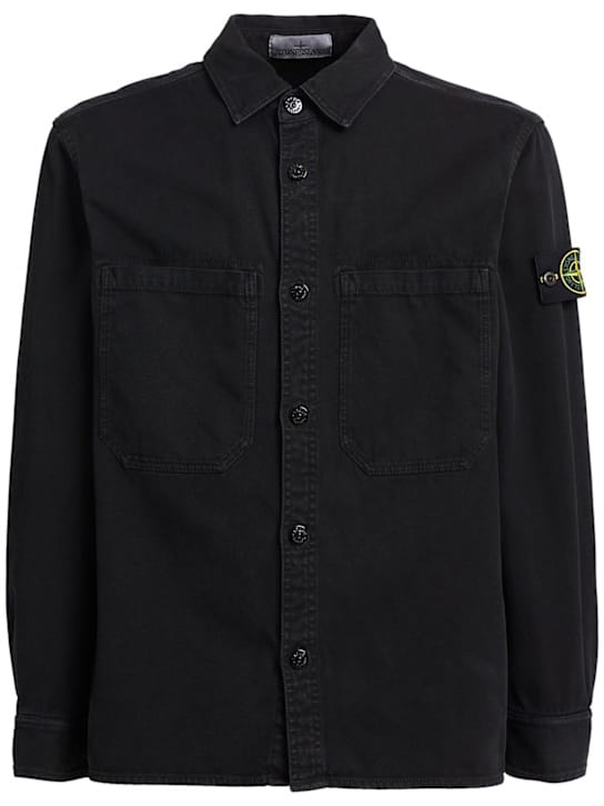 Stone Island: Cotton shirt with chest pockets