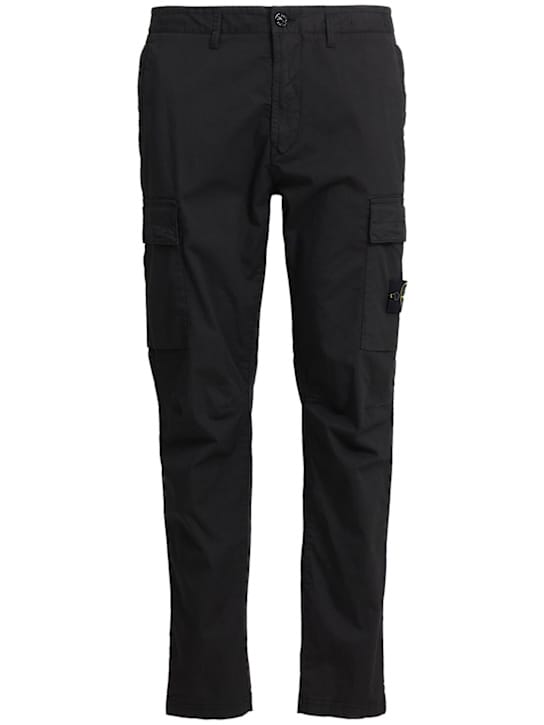Stone Island: 直筒裤，带侧袋
