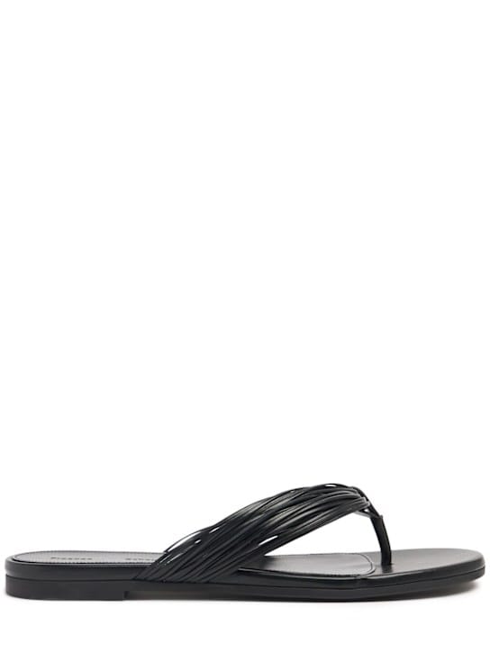Proenza Schouler: 交织带式人字拖凉鞋