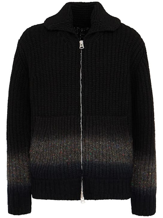 Sacai: 带中央拉链的夹克