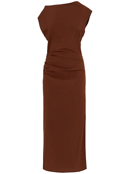 Proenza Schouler: Asymmetrical draped midi dress