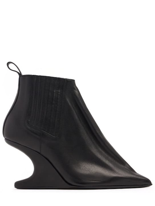 Rick Owens: 带雕塑跟的套筒 ankle boots