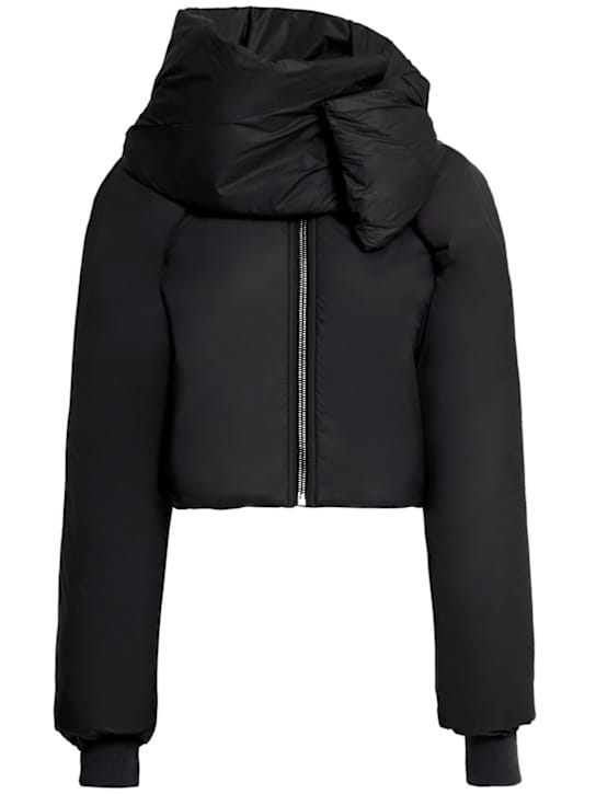 Rick Owens DRKSHDW: 带帽短款羽绒夹克