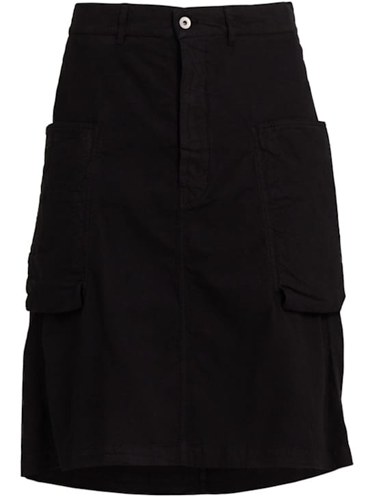 Rick Owens DRKSHDW: 带侧口袋的钱包裙