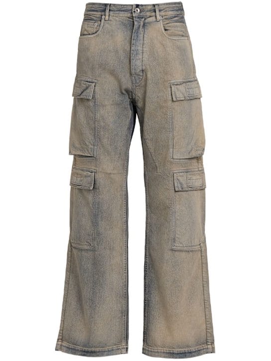 Rick Owens DRKSHDW: 宽松牛仔裤，带有贴袋