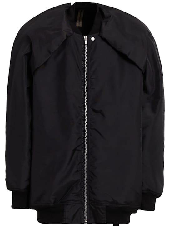 Rick Owens DRKSHDW: 带有结构领的飞行员夹克