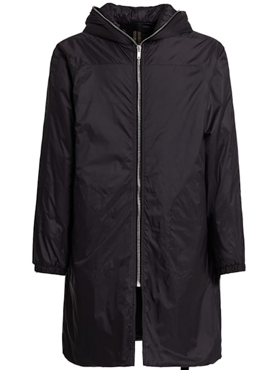 Rick Owens DRKSHDW: 长款连帽羽绒外套