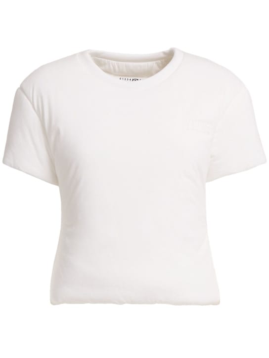 MM6 Maison Margiela: 填充棉质汗衫