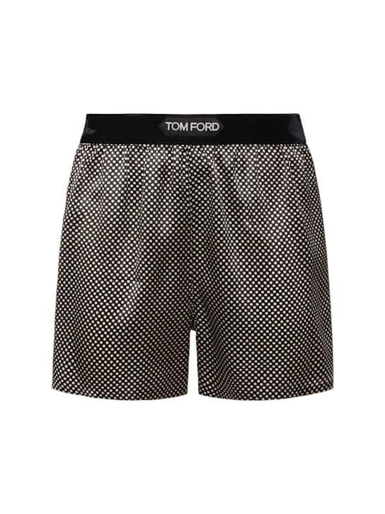 Tom Ford: Shorts with elastic waist and print