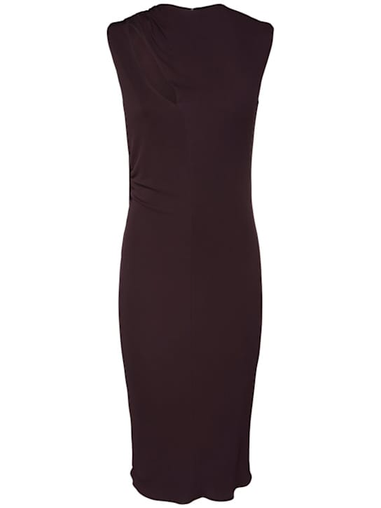 Tom Ford: Cr pe jersey dress with drape