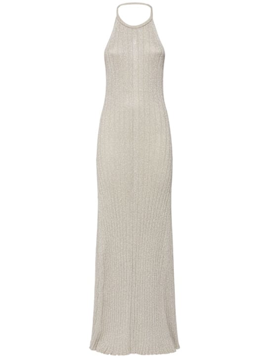 Tom Ford: Ribbed lam  knit maxi dress