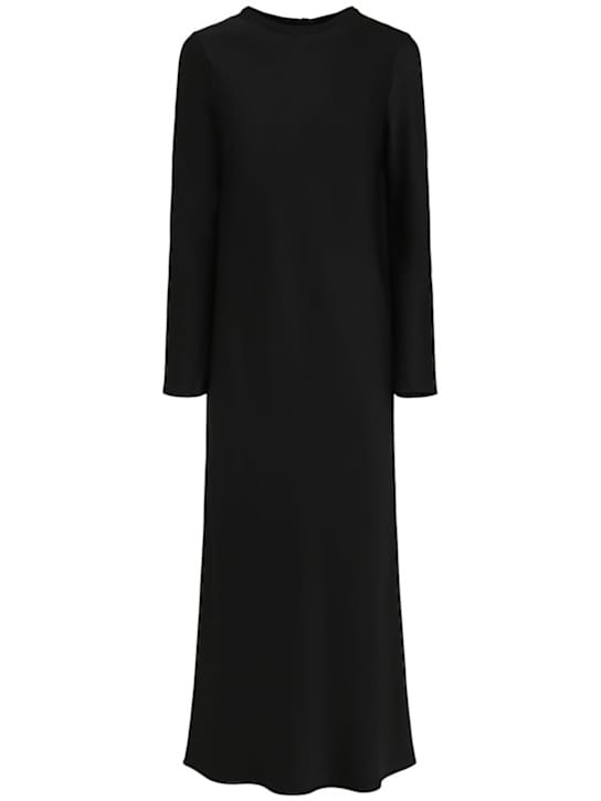 A.EMERY: Robe en satin avec découpe dos