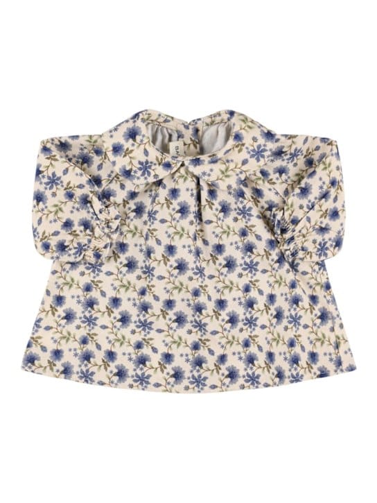 Babe & Tess: Printed cotton jersey shirt
