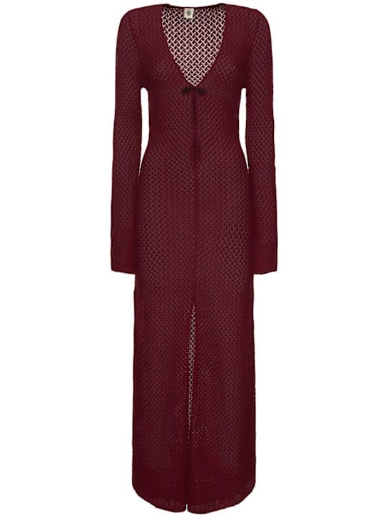The Garment: Maxikleid aus Ajour-Strick