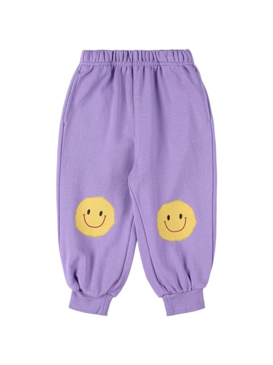 Jellymallow: Pantaloni in felpa di cotone stampata