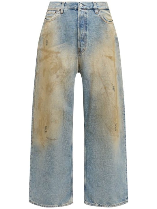 Acne Studios: 高腰宽腿牛仔裤
