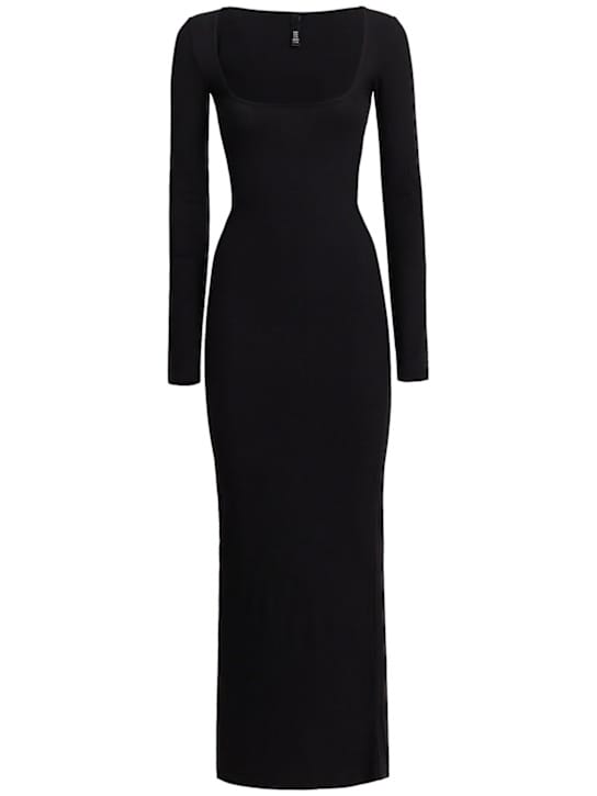 SKIMS: Ribbed modal maxi dress