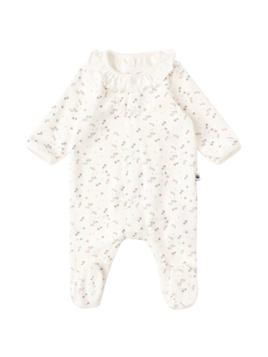 Petit Bateau: 印花棉连体衣