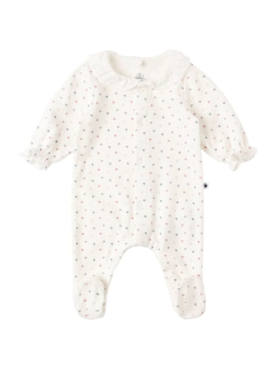 Petit Bateau: 印花棉连体衣