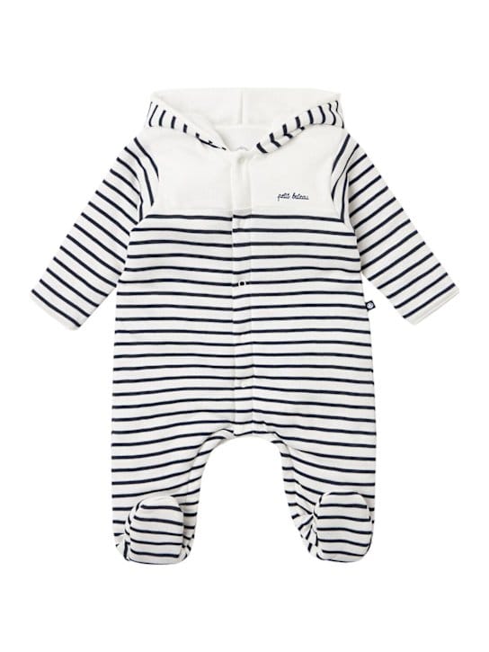 Petit Bateau: 条纹棉质连体衣