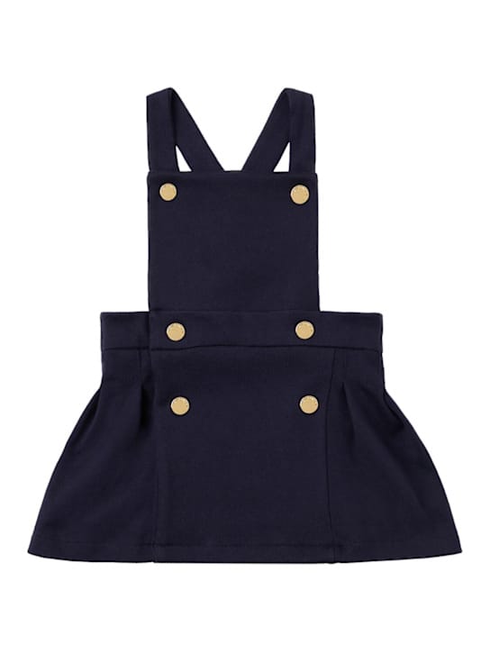 Petit Bateau: 棉质法式蓝布吊带裙