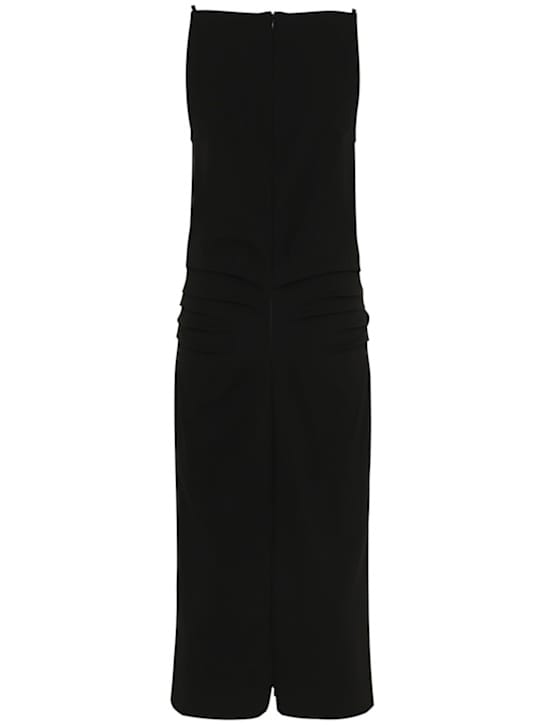 Proenza Schouler: Draped cotton-blend midi dress