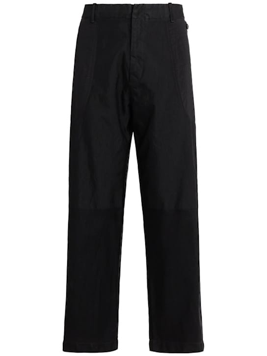 MASSIMO OSTI STUDIO: 侧开口宽腿裤