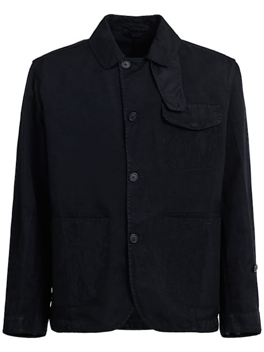 MASSIMO OSTI STUDIO: Work jacket with collar