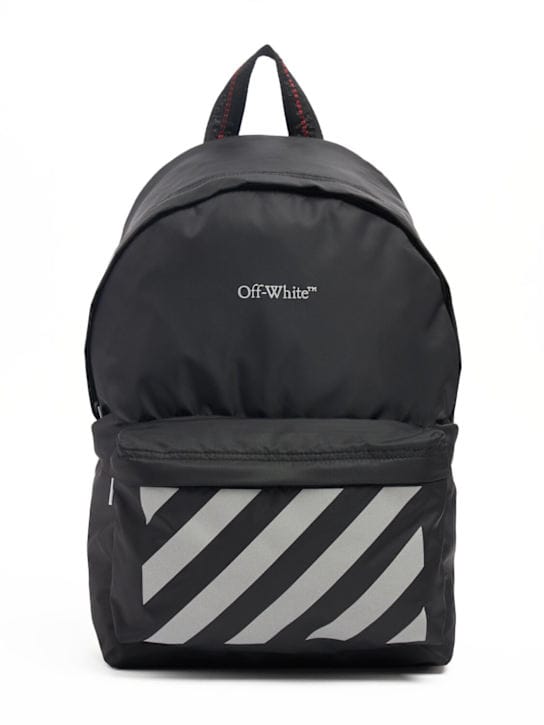 Off-White: 聚酯背包，带有标志