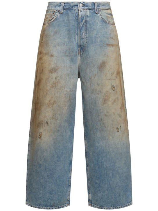 Acne Studios: 高腰宽腿牛仔裤