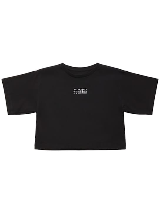 MM6 Maison Margiela: 短款棉质T恤