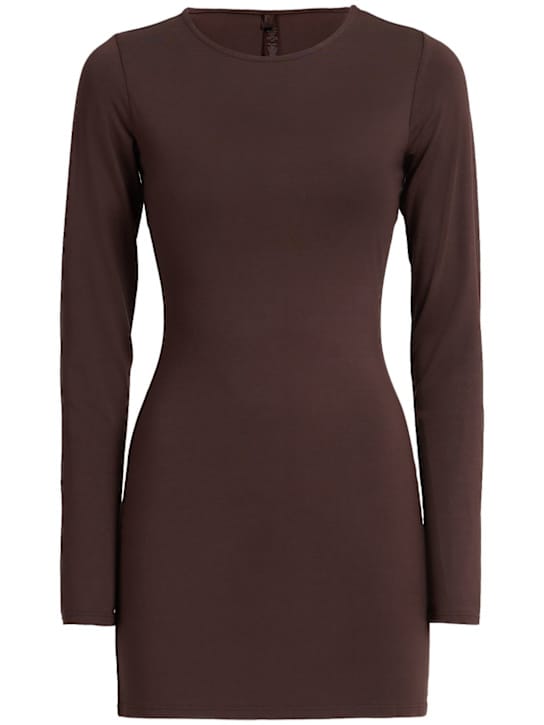 SKIMS: Long-sleeved modal mini dress