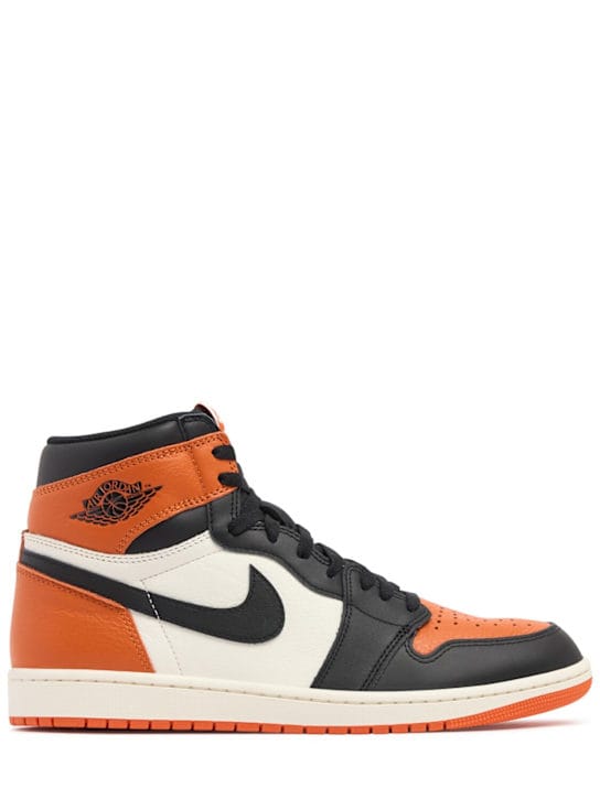 Jordan: High-top sneakers with contrasting inserts