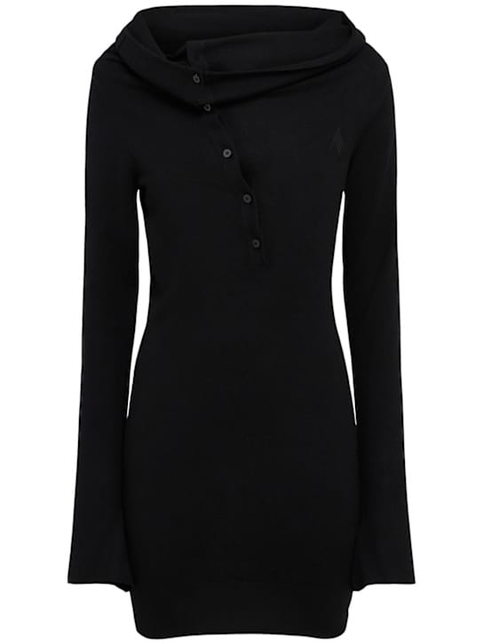 The Attico: Virgin wool and cashmere mini dress