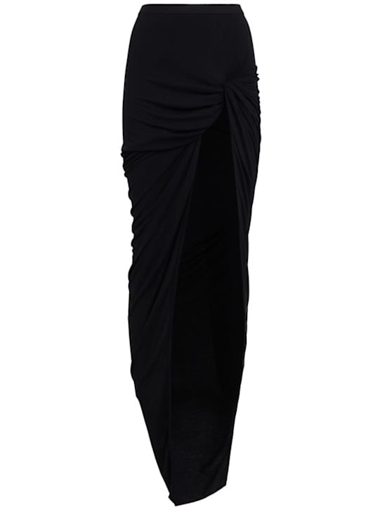 Rick Owens: 带侧褶的长裙