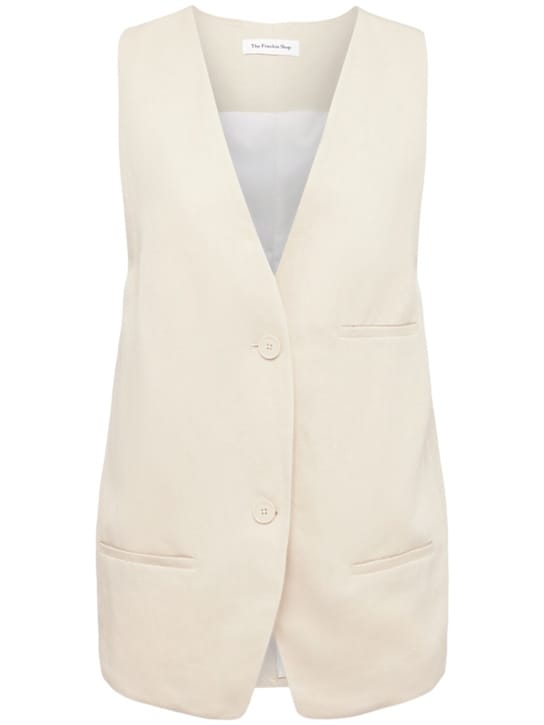 The Frankie Shop: Short jacket with center button fastening