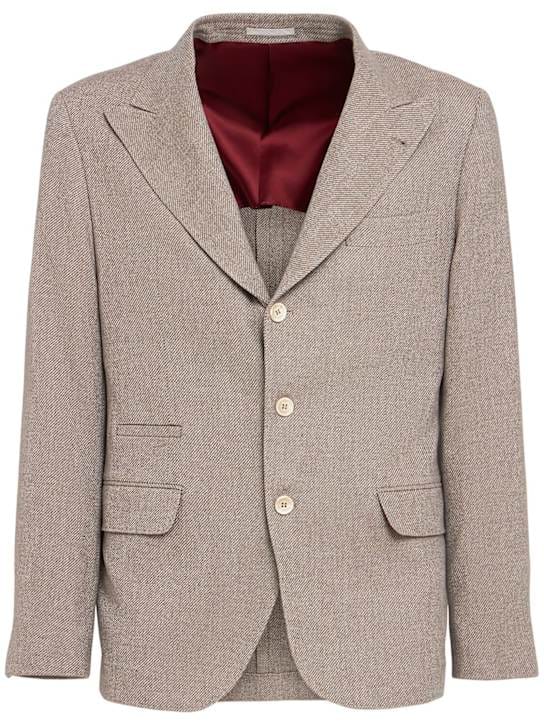 Brunello Cucinelli: 短款双排扣夹克