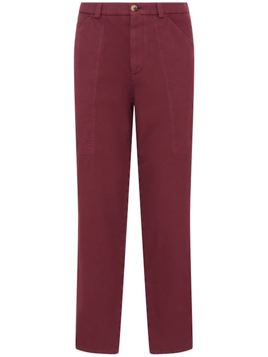 Brunello Cucinelli: Straight trousers with button closure