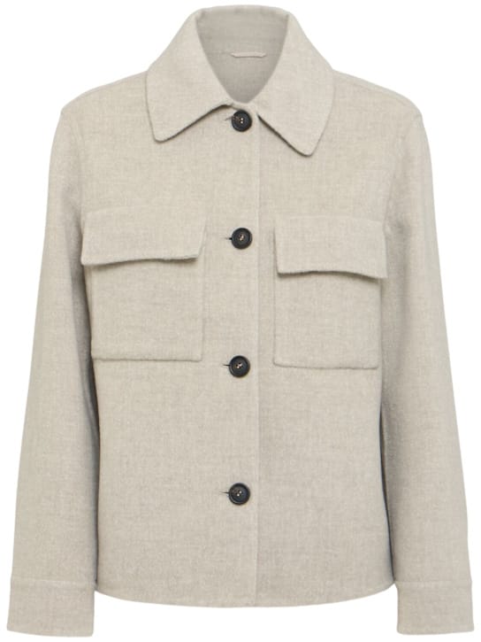 Brunello Cucinelli: 单排扣衬衫领外套