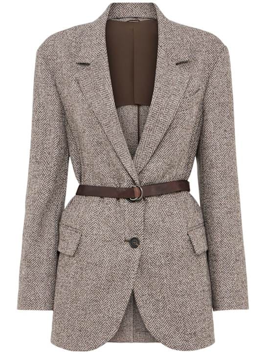 Brunello Cucinelli: 腰带短夹克