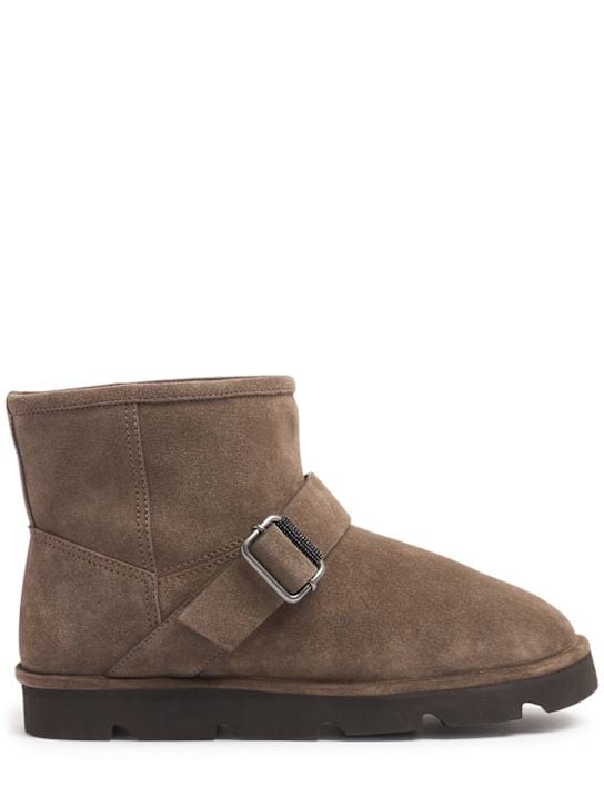 Brunello Cucinelli: 带扣 ankle boots