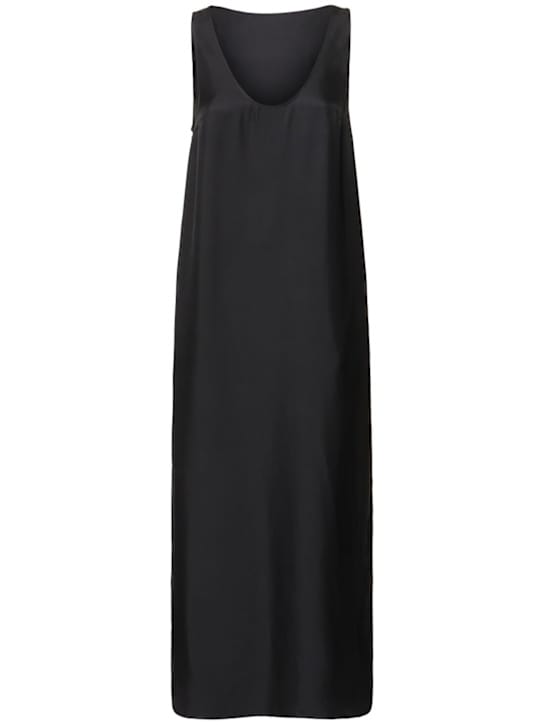 Loulou De Saison: Vestito lungo in seta con spacco