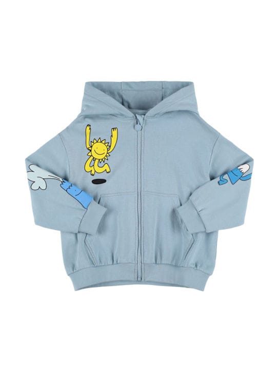 Stella McCartney Kids: 印花棉质拉链卫衣
