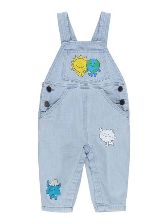 Stella McCartney Kids: 印花棉牛仔工装裤
