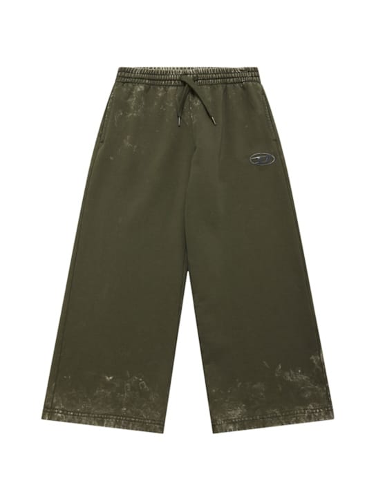 Diesel Kids: 带有标志的棉质运动裤