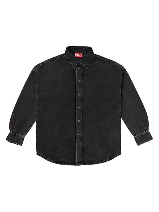 Diesel Kids: 宽松衬衫，经典领口